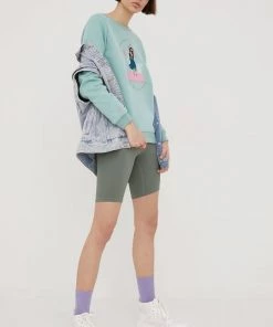 Γυναικεία Χωρίς φερμουάρ Μπλούζα Femi Stories χρώμα: πράσινο