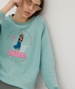 Γυναικεία Χωρίς φερμουάρ Μπλούζα Femi Stories χρώμα: πράσινο -Femi Stories Εκπτώσεις unnamed file 661