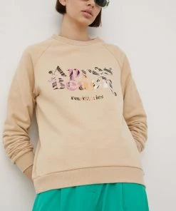 Γυναικεία Χωρίς φερμουάρ Μπλούζα Femi Stories χρώμα: μπεζ