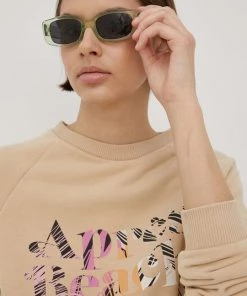 Γυναικεία Χωρίς φερμουάρ Μπλούζα Femi Stories χρώμα: μπεζ -Femi Stories Εκπτώσεις unnamed file 666