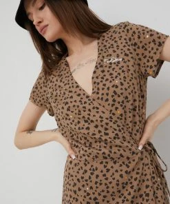 Γυναικεία Φορέματα Φόρεμα Femi Stories καφέ -Femi Stories Εκπτώσεις unnamed file 708