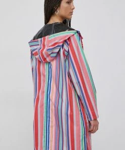 Γυναικεία Μακριά μπουφάν Αδιάβροχο μπουφάν Femi Stories χρώμα: ροζ, -Femi Stories Εκπτώσεις unnamed file 718