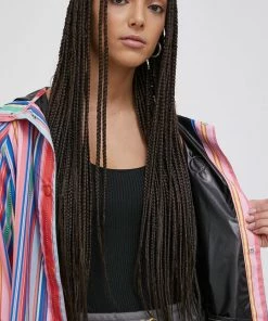 Γυναικεία Μακριά μπουφάν Αδιάβροχο μπουφάν Femi Stories χρώμα: ροζ, -Femi Stories Εκπτώσεις unnamed file 721