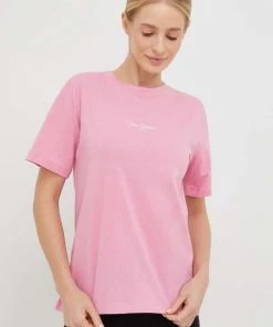 Γυναικεία Κοντομάνικο Βαμβακερό μπλουζάκι Femi Stories Manuel ροζ -Femi Stories Εκπτώσεις unnamed file 750