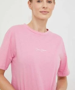 Γυναικεία Κοντομάνικο Βαμβακερό μπλουζάκι Femi Stories Manuel ροζ -Femi Stories Εκπτώσεις unnamed file 751