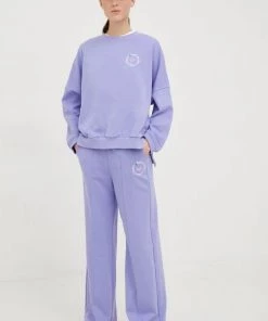 Γυναικεία Παντελόνια φόρμας Παντελόνι φόρμας Femi Stories Flare μοβ -Femi Stories Εκπτώσεις unnamed file 760