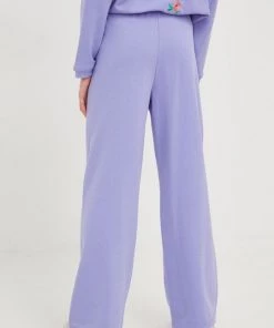 Γυναικεία Παντελόνια φόρμας Παντελόνι φόρμας Femi Stories Flare μοβ -Femi Stories Εκπτώσεις unnamed file 761