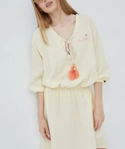 Γυναικεία Φορέματα Βαμβακερό φόρεμα Femi Stories μπεζ -Femi Stories Εκπτώσεις unnamed file 793