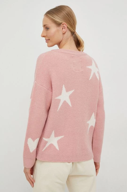 Γυναικεία Με φερμουάρ Μάλλινη ζακέτα Femi Stories Dandy ροζ 5 Γυναικεία Με φερμουάρ Μάλλινη ζακέτα Femi Stories Dandy ροζ - Image 3