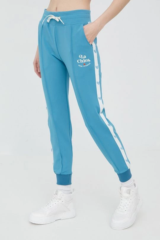 Γυναικεία Παντελόνια φόρμας Παντελόνι φόρμας Femi Stories τιρκουάζ 4 Γυναικεία Παντελόνια φόρμας Παντελόνι φόρμας Femi Stories τιρκουάζ - Image 2