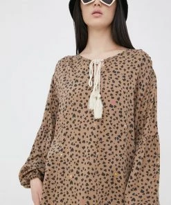 Γυναικεία Μπλούζες Μπλουζάκι Femi Stories καφέ -Femi Stories Εκπτώσεις unnamed file 806