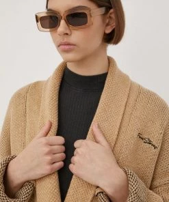 Γυναικεία Με φερμουάρ Μάλλινη ζακέτα Femi Stories χρώμα: μπεζ -Femi Stories Εκπτώσεις unnamed file 812