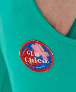 Γυναικεία Παντελόνια φόρμας Παντελόνι φόρμας Femi Stories χρώμα: πράσινο -Femi Stories Εκπτώσεις unnamed file 817