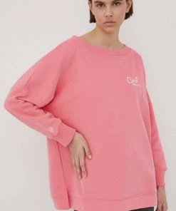 Γυναικεία Χωρίς φερμουάρ Βαμβακερή μπλούζα Femi Stories χρώμα: ροζ