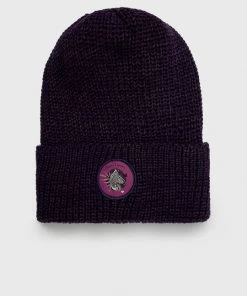 Γυναικεία Σκουφιά Σκουφί από μείγμα μαλλιού Femi Stories μοβ