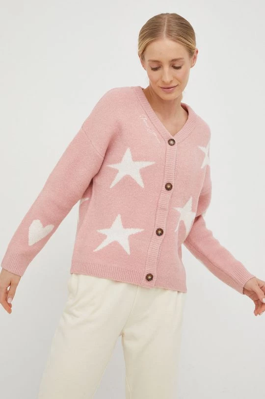 Γυναικεία Με φερμουάρ Μάλλινη ζακέτα Femi Stories Dandy ροζ 6 Γυναικεία Με φερμουάρ Μάλλινη ζακέτα Femi Stories Dandy ροζ - Image 4