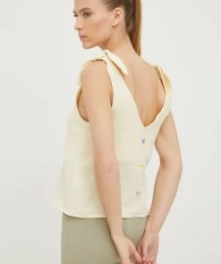 Γυναικεία Μπλούζες Βαμβακερή μπλούζα Femi Stories μπεζ -Femi Stories Εκπτώσεις unnamed file 915