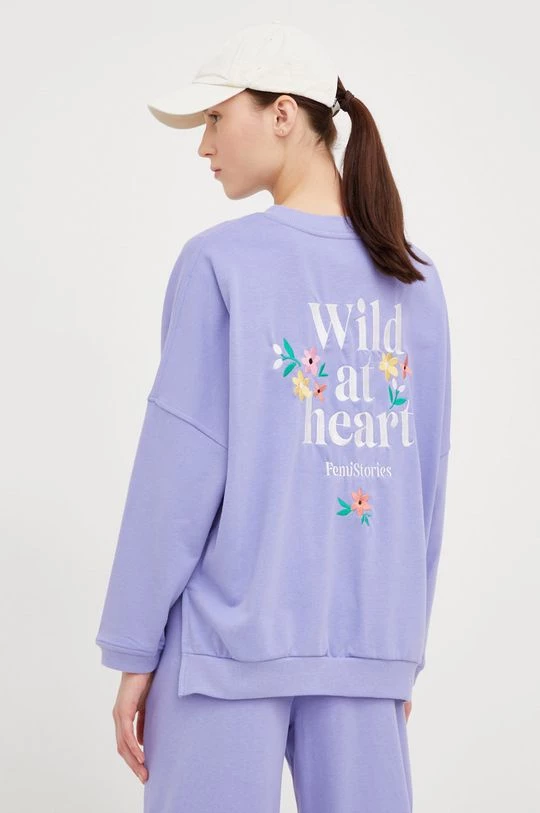 Γυναικεία Χωρίς φερμουάρ Μπλούζα Femi Stories Vald μοβ 3 Γυναικεία Χωρίς φερμουάρ Μπλούζα Femi Stories Vald μοβ