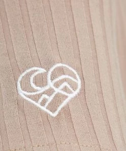 Γυναικεία Κοντομάνικο Μπλουζάκι Femi Stories μπεζ -Femi Stories Εκπτώσεις unnamed file 942