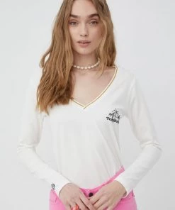 Γυναικεία Μακρυμάνικο Longsleeve Femi Stories άσπρο