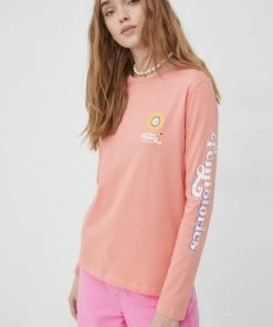 Γυναικεία Μακρυμάνικο Βαμβακερή μπλούζα με μακριά μανίκια Femi Stories πορτοκαλί -Femi Stories Εκπτώσεις unnamed file 984